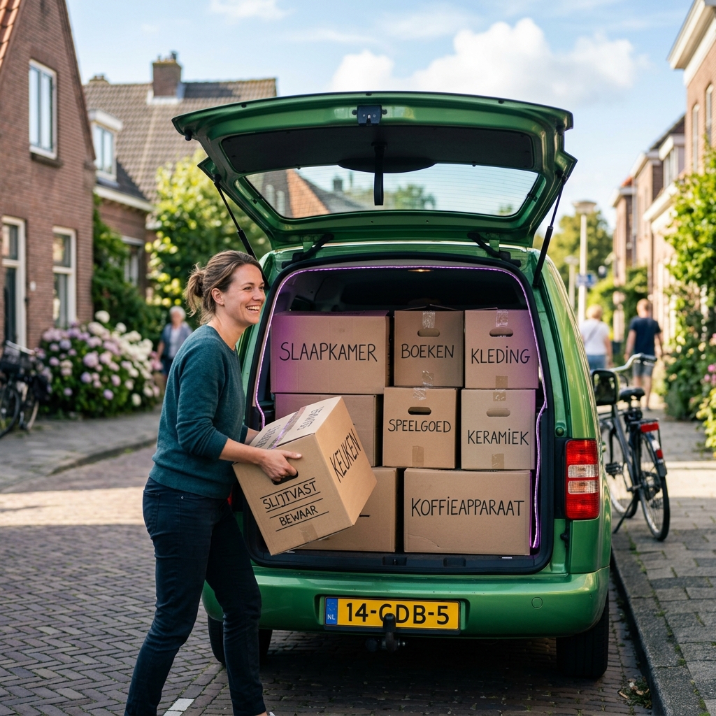 Klein budget verhuizen