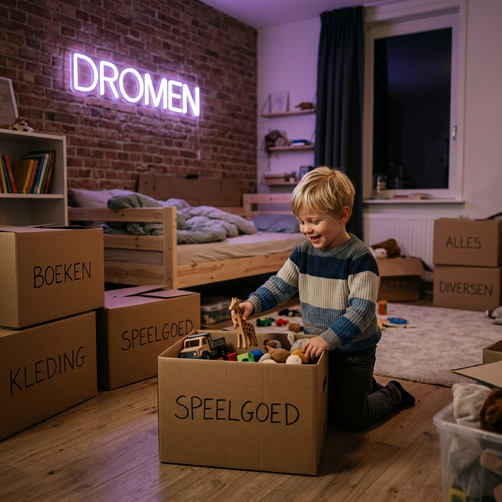 Verhuizen met jonge kinderen