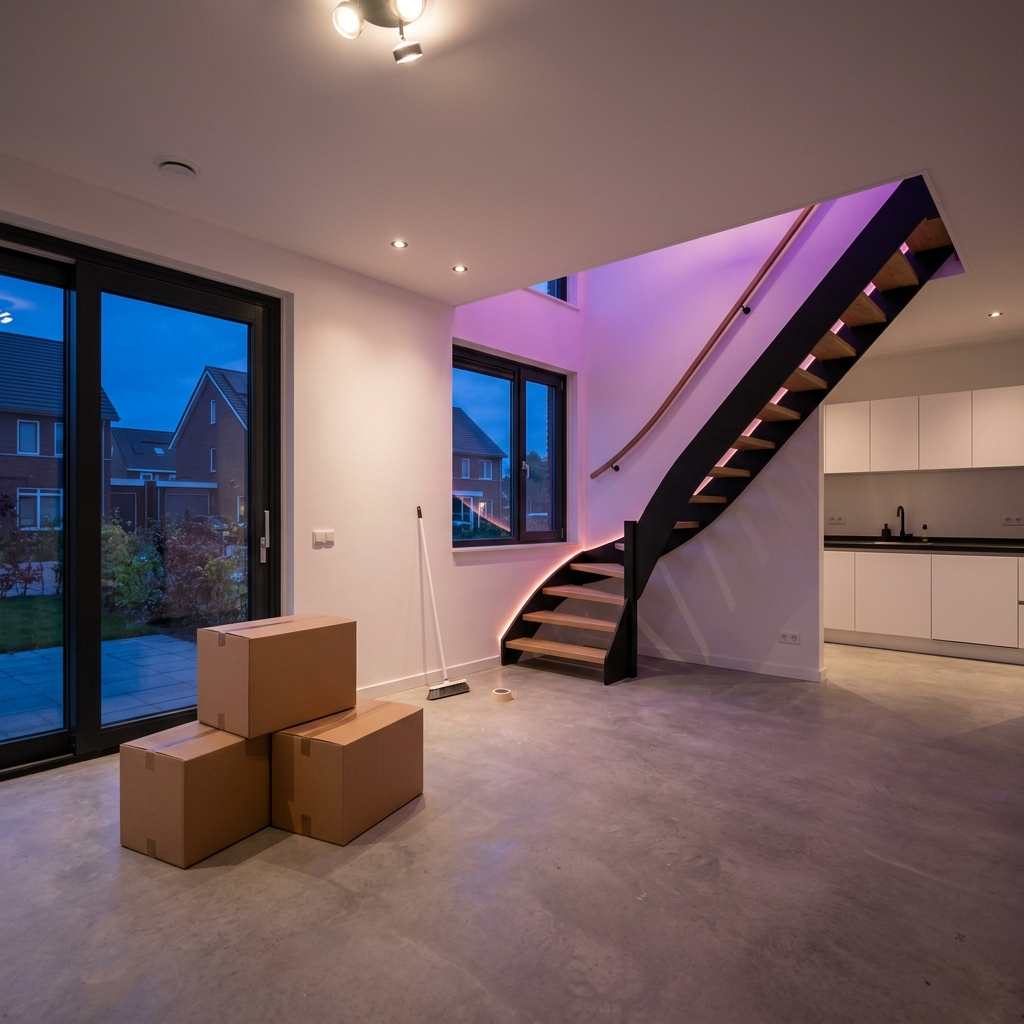 Nieuwbouw oplevering en verhuizen