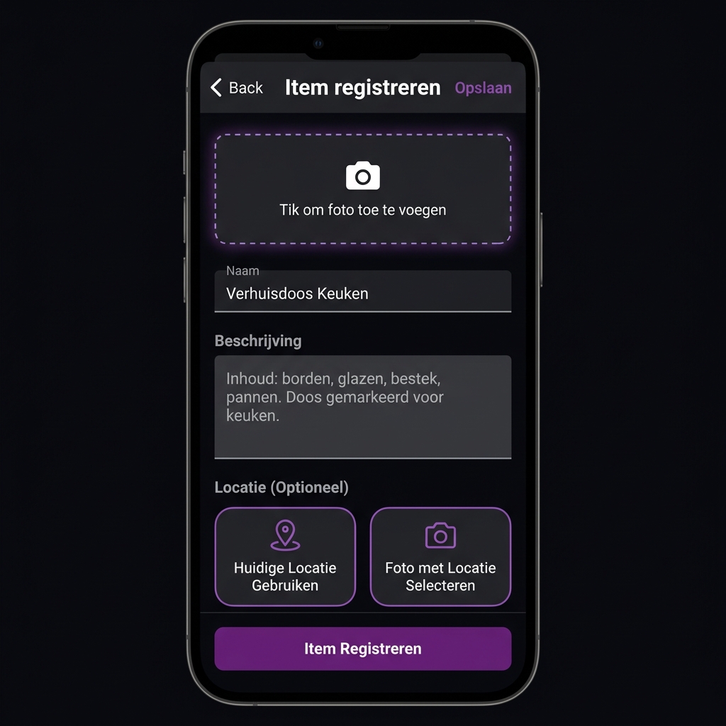 Item registreren